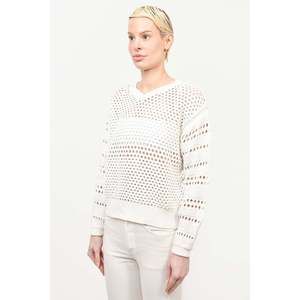 Chloe Cream Knit Sweater Size S